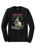 Load image into Gallery viewer, Sorry Santa long sleeve t-shirt