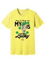 Load image into Gallery viewer, St. Patrick Day Feeling Lucky featuring Ozzy.
